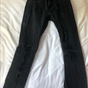 Black skinny jeans